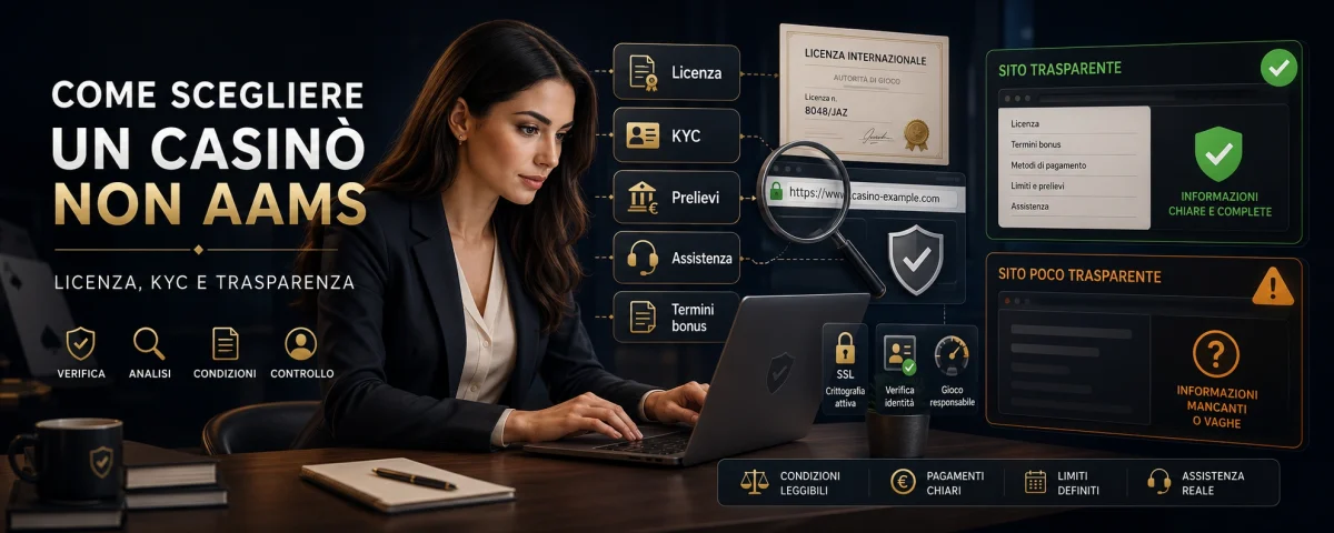 Guida alla scelta di casinò online